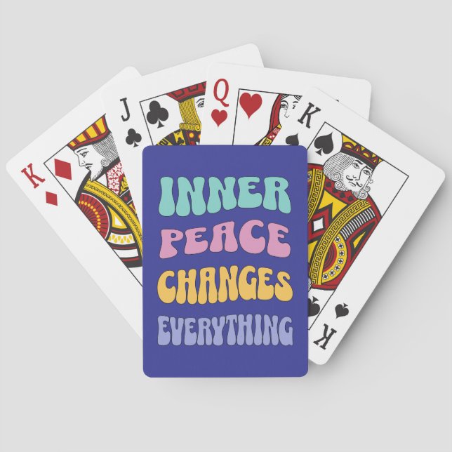 Baraja De Cartas Inner Peace Changes Everything (Reverso)
