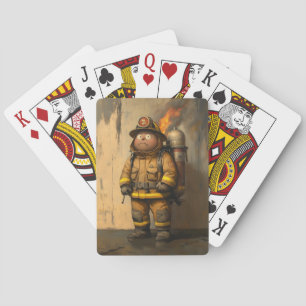 Baraja De Cartas Inquietud estremecedora: El bombero abrumado