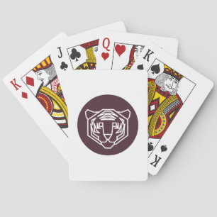 Baraja De Cartas Insignia de la cara del tigre