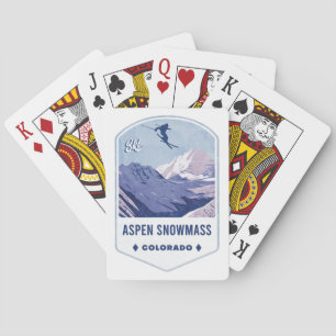 Baraja De Cartas Insignia para esquiar Aspen SnowMass Colorado
