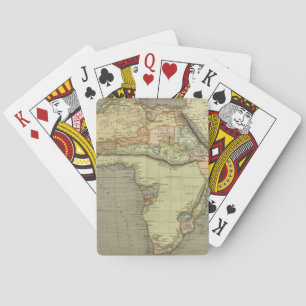 Baraja De Cartas Inspiración de antiguo mapa antiguo