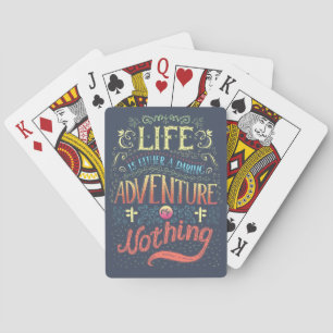 Baraja De Cartas Inspiradora cita aventurera