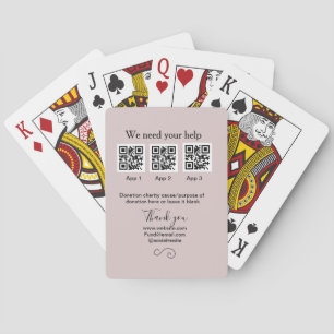Baraja De Cartas Instrucciones para la recolección de donaciones: a