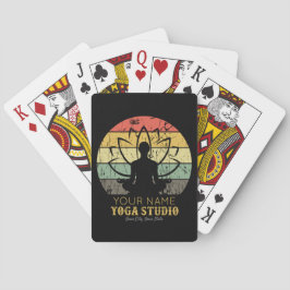 Baraja De Cartas Instructor de fitness personalizado de Yoga Studio