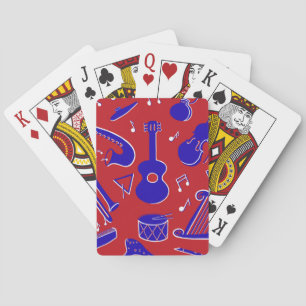 Baraja De Cartas Instrumentos musicales