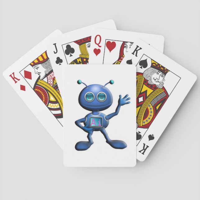 Baraja De Cartas Inteligencia artificial (Reverso)
