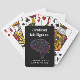 Baraja De Cartas Inteligencia artificial vs cosas reales
