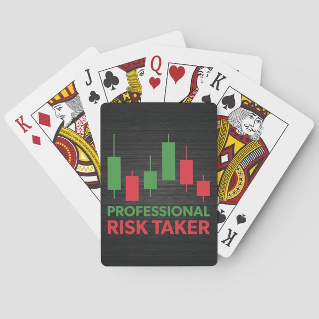 Baraja De Cartas Inversor Profesional Risk Taker (Reverso)