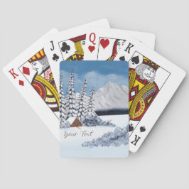 Baraja De Cartas Invierno nevado