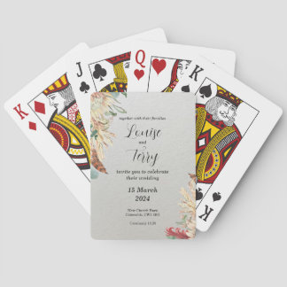 Baraja De Cartas Invitación del Boho