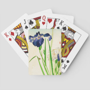 Baraja De Cartas Iris azul - Impresión de acuarela japonesa