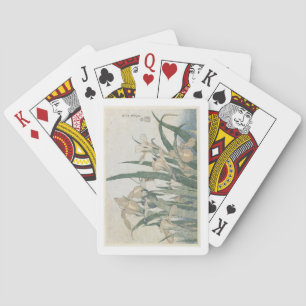 Baraja De Cartas Iris Flowers and Grasshopper, c.1830-31