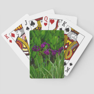 Baraja De Cartas Iris púrpura hermoso