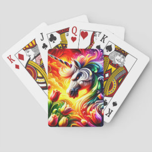Baraja De Cartas Iris Unicornio furibundo