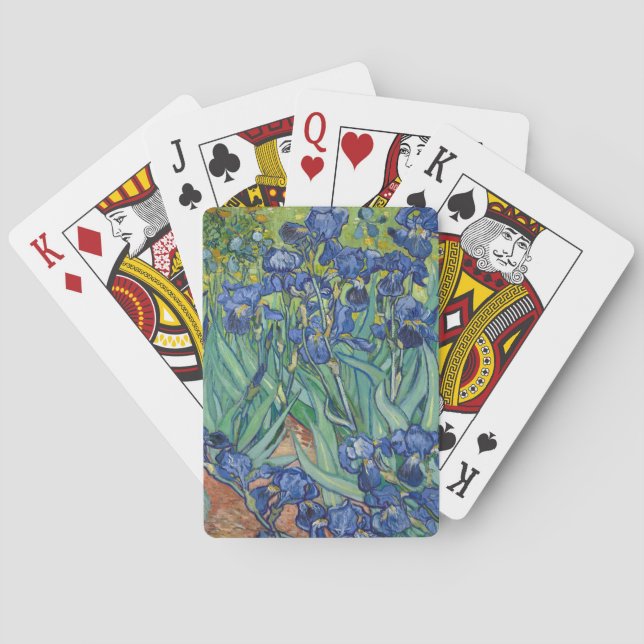 Baraja De Cartas Irises de Van Gogh (Reverso)