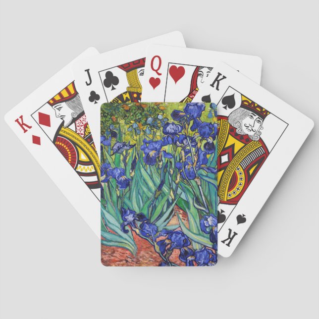 Baraja De Cartas Irises de Vincent van Gogh (Reverso)