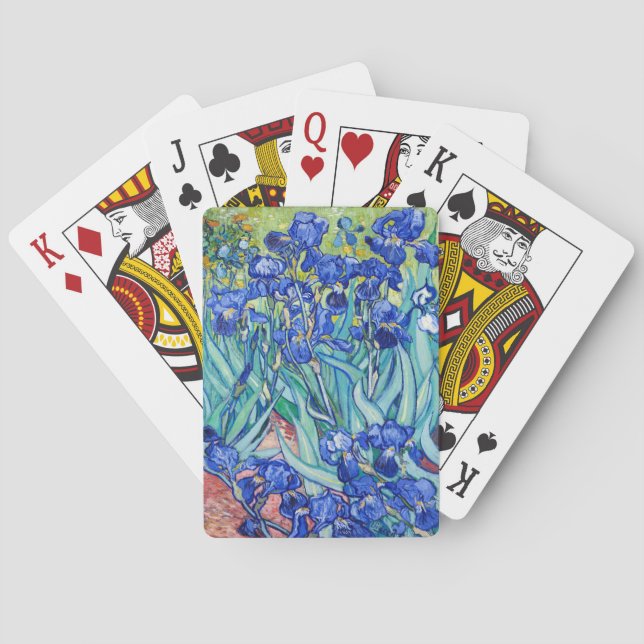 Baraja De Cartas Irises Vincent van Gogh (Reverso)