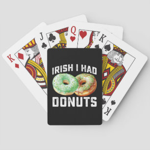 Baraja De Cartas Irlandés, tuve amantes de Donuts, el día de San Pa