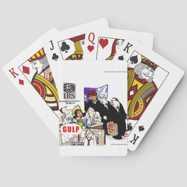 Baraja De Cartas IRS Auditoria IRS Divertido (Reverso)