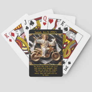 Baraja De Cartas Isaiah 40:31 Empoderado por Faith AI Art