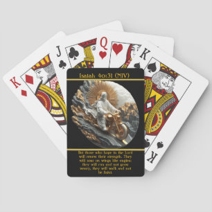 Baraja De Cartas Isaiah 40:31 Imparable Faith Ride Art