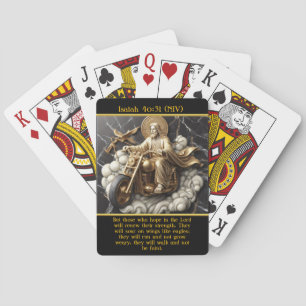 Baraja De Cartas Isaías 40:31 Potenciación divina en movimiento de 