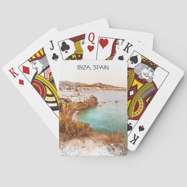 Baraja De Cartas Isla de Baleares, España (Reverso)