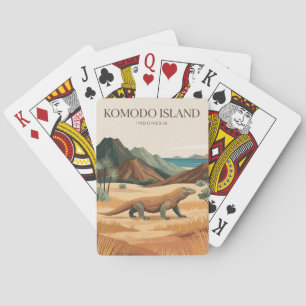 Baraja De Cartas Isla Komodo Indonesia