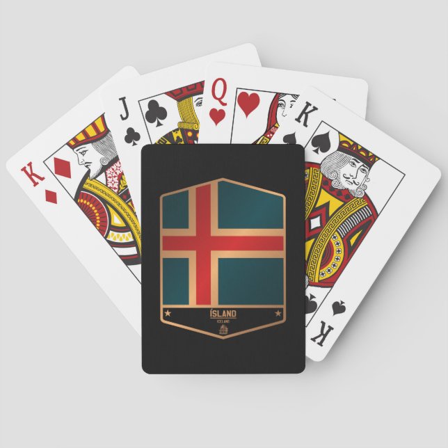 Baraja De Cartas Islandia (Reverso)