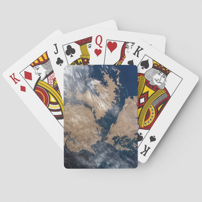 Baraja De Cartas Islas Malvinas (Falkland Islands). (Reverso)