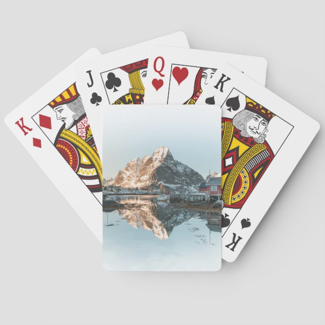 Baraja De Cartas Islas Reine Lofoten (Reverso)