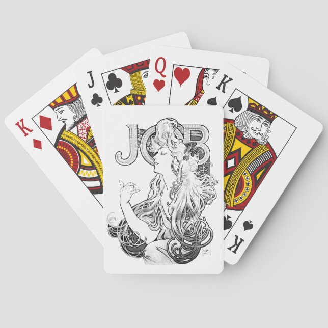 Baraja De Cartas ISOGS de Alphonse Mucha JOB (Reverso)