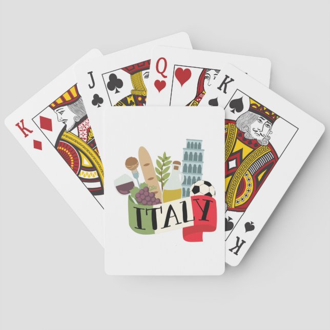 Baraja De Cartas Italia (Reverso)