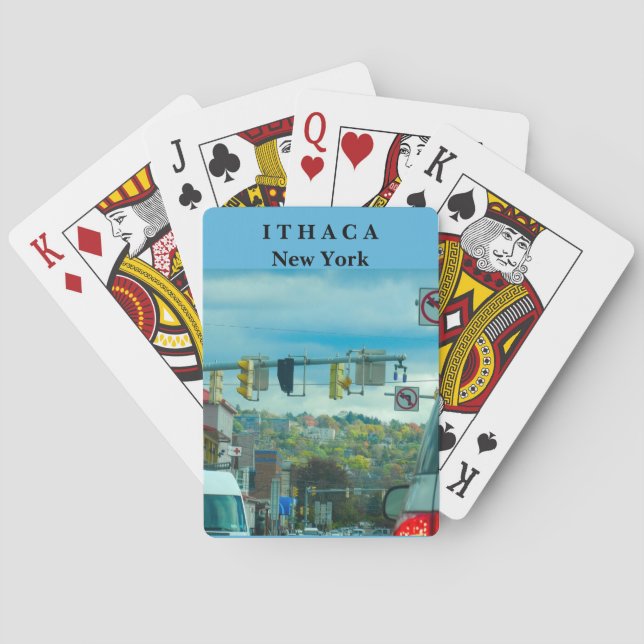 BARAJA DE CARTAS ITHACA NEW YORK  (Reverso)
