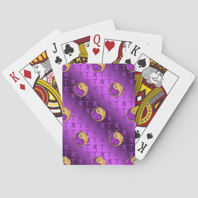 Baraja De Cartas Jabalí de Fuego (Reverso)