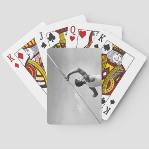 Baraja De Cartas Jabalina que lanza del hombre