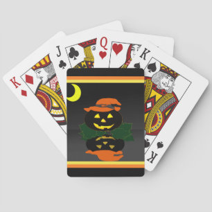 Baraja De Cartas Jack O Lantern y su reflexión -