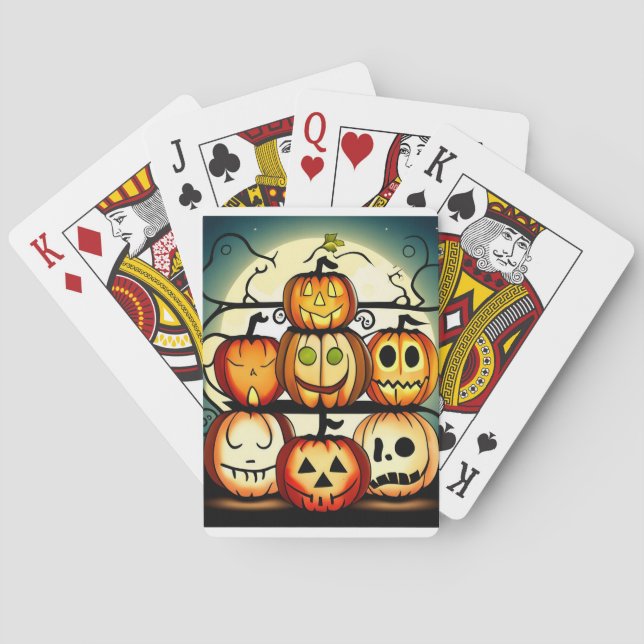 Baraja De Cartas Jack O Lanterns (Reverso)