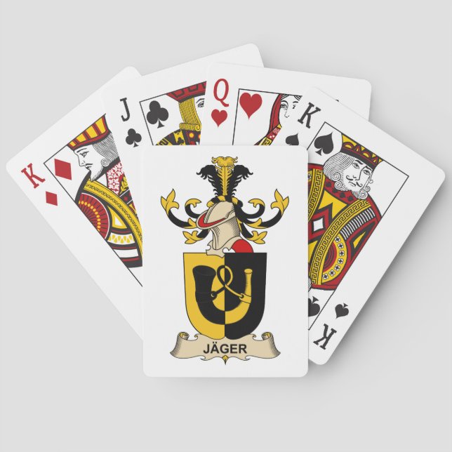 Baraja De Cartas Jäger Family Crest (Reverso)