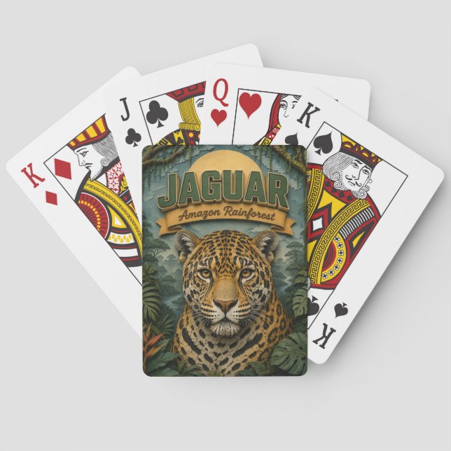 Baraja De Cartas Jaguar Amazon Rainforest POPCUT (Reverso)