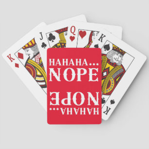Baraja De Cartas JAJAJAJA... cita divertida de NOPE