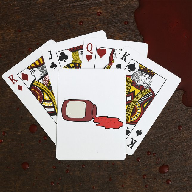 Baraja De Cartas Jam Cute Rojo Jelly Jar derramado (Subido por el creador)