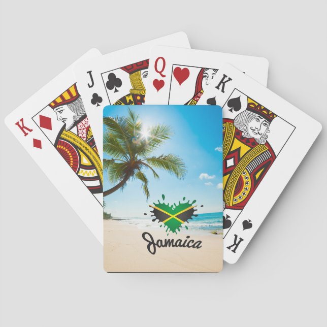 Baraja De Cartas Jamaican Island Proud Jamaicans - Jamaica Reggae (Reverso)