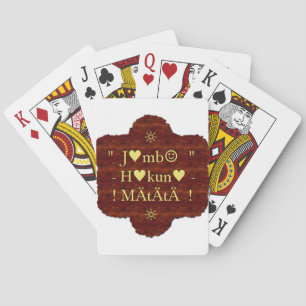 Baraja De Cartas Jambo Hakuna Matata: Impresión Gráfica/Arte Africa