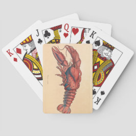 Baraja De Cartas James Sowerby Serrate Lobster