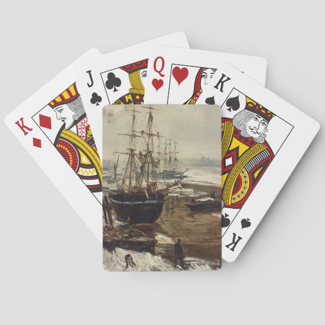 Baraja De Cartas James Whistler - El Támesis en el Hielo (Reverso)