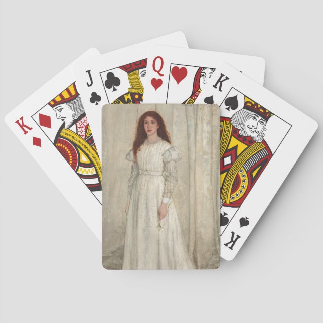 Baraja De Cartas James Whistler - Sinfonía en blanco No. 1 (Reverso)