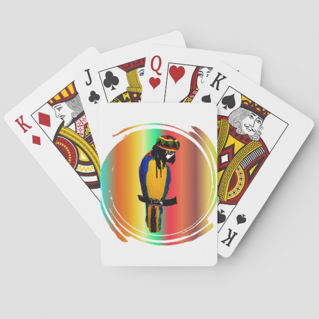 BARAJA DE CARTAS JAMMIN PARROT (Reverso)