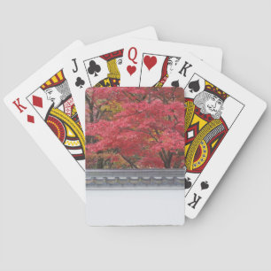 Baraja De Cartas Japón, Kyoto, Color de Otoño en el Templo Eikando