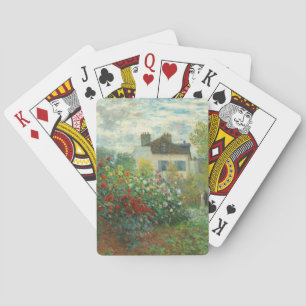 Baraja De Cartas Jardín de artistas de Monet en Argenteuil Pintura